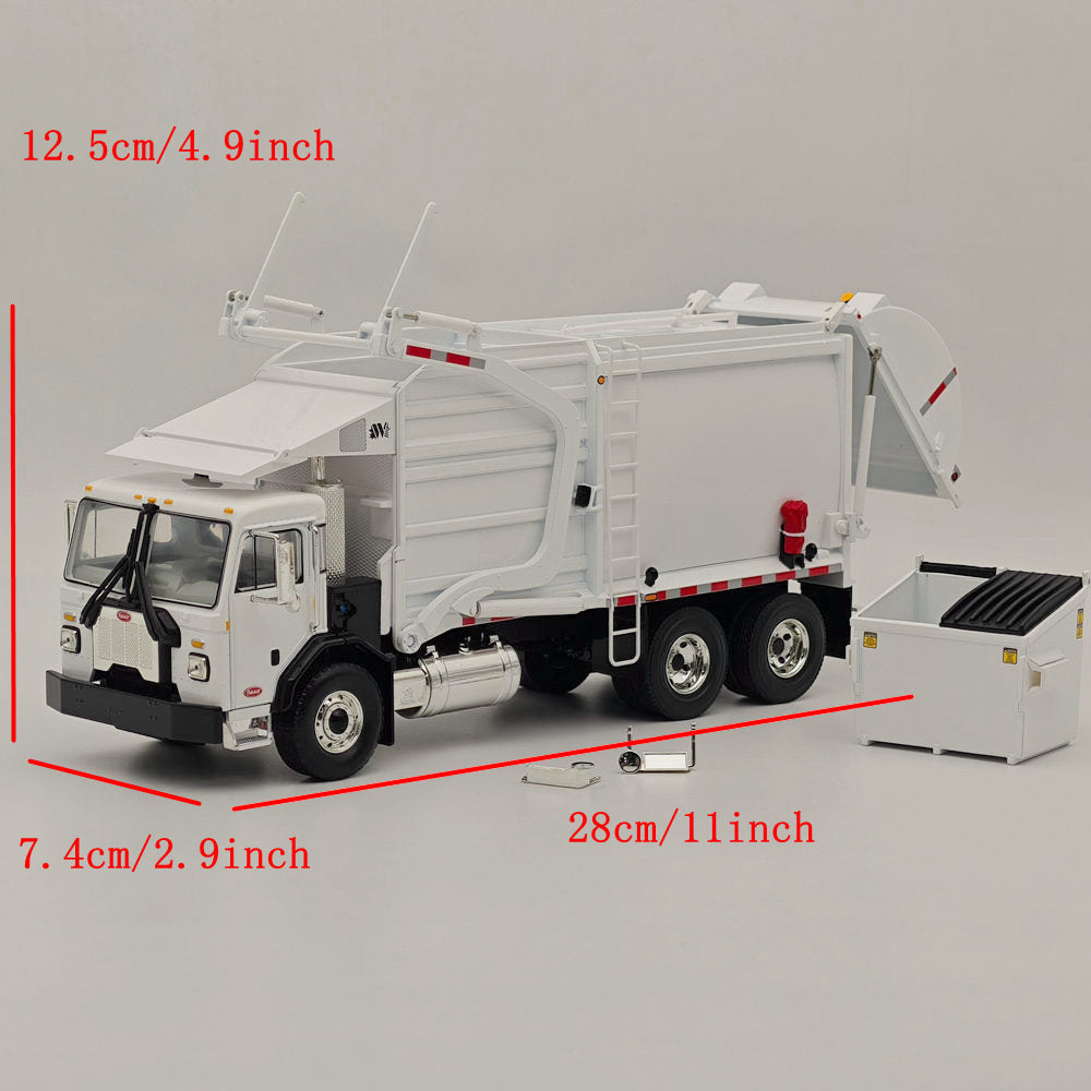 FIRST GEAR 1/34 PETERBILT MODEL 520 WITH WITTKE FRONT END LOAD REFUSE TRUCK 10-4193 DIECAST METAL REPLICA Collection