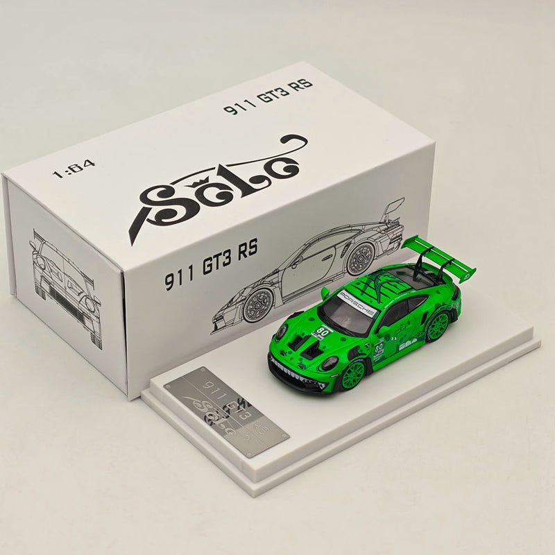 Solo Diecast Toys Porsche 911 992 GT3 RS 1:64 Scale Car Models Collection Gifts for Porsche Fans
