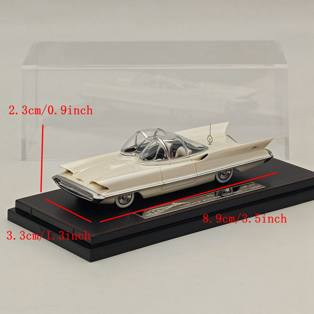 1/64 HRN Model 1955 FUTURA CONCEPT Minichamps White Diecast Models Car
