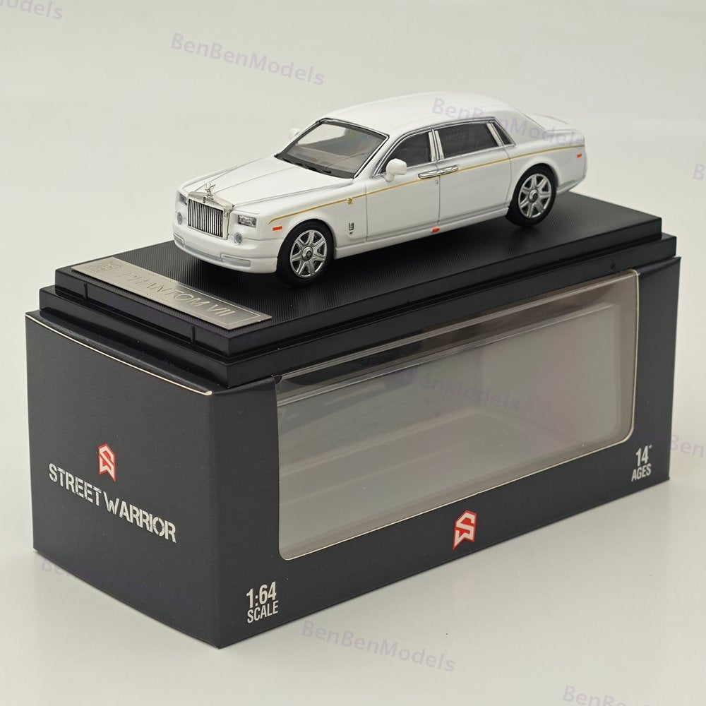 1:64 SW Rolls-Royce Phantom VII 7 Luxury Sedan Sports Model Diecast Metal Car