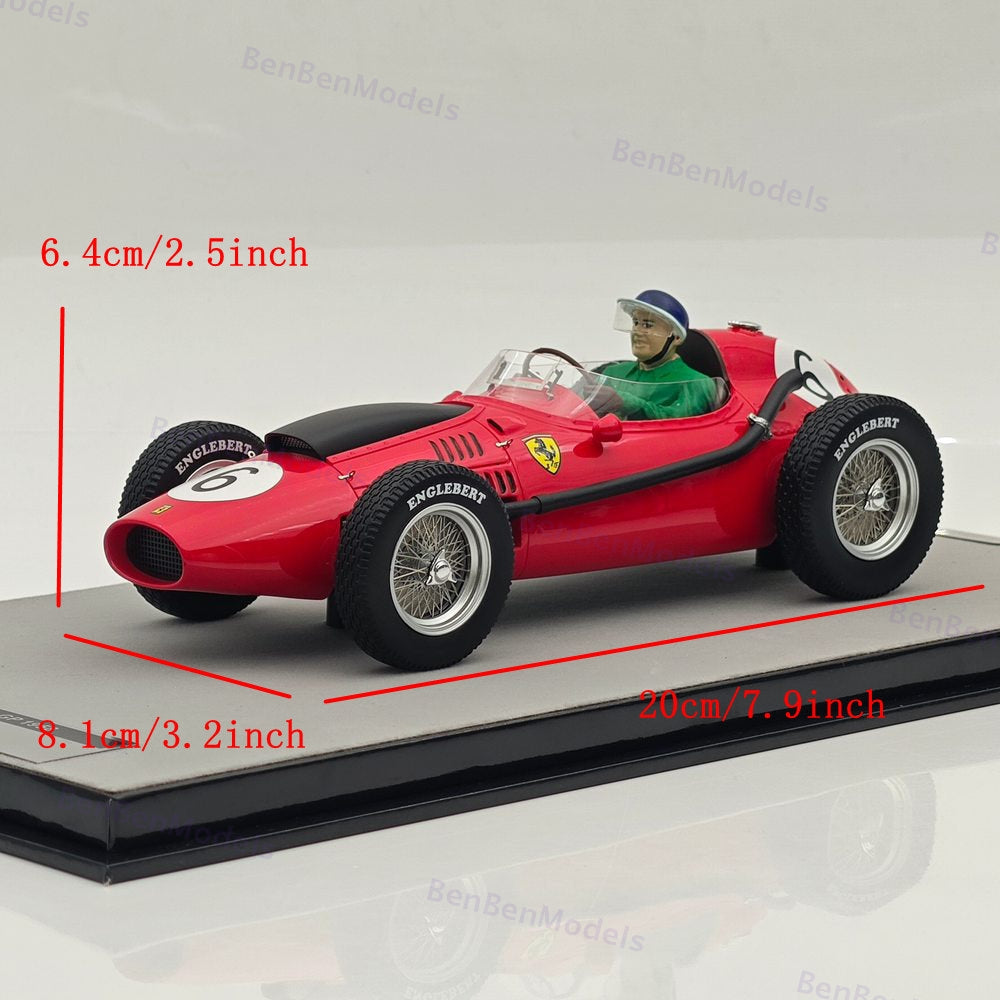Tecno 1/18 Ferrari Dino 246 F1 Mythos Marocco GP 1958 M.Hawthorn #6 TMD18-116A