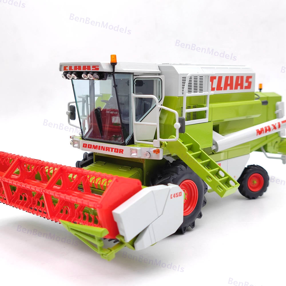 Replicas 1/32 CLAAS 88 MAXI DOMINATOR COMBINE HARVESTER & HEADER TRAILER REP170