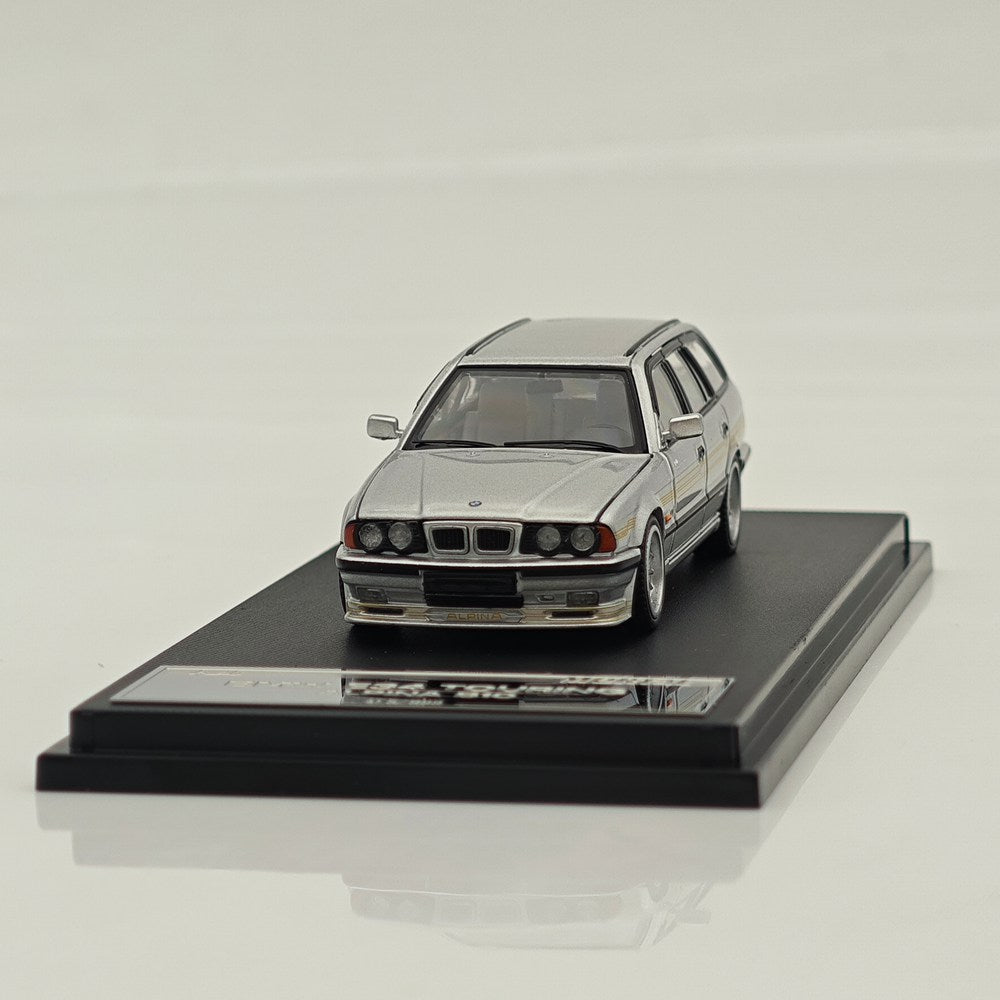Mortal 1:64 BMW E34 M5 ALPINA B10 TOURING Wagon Openable Hood Diecast Toys Car Models Hobby Collection Gifts
