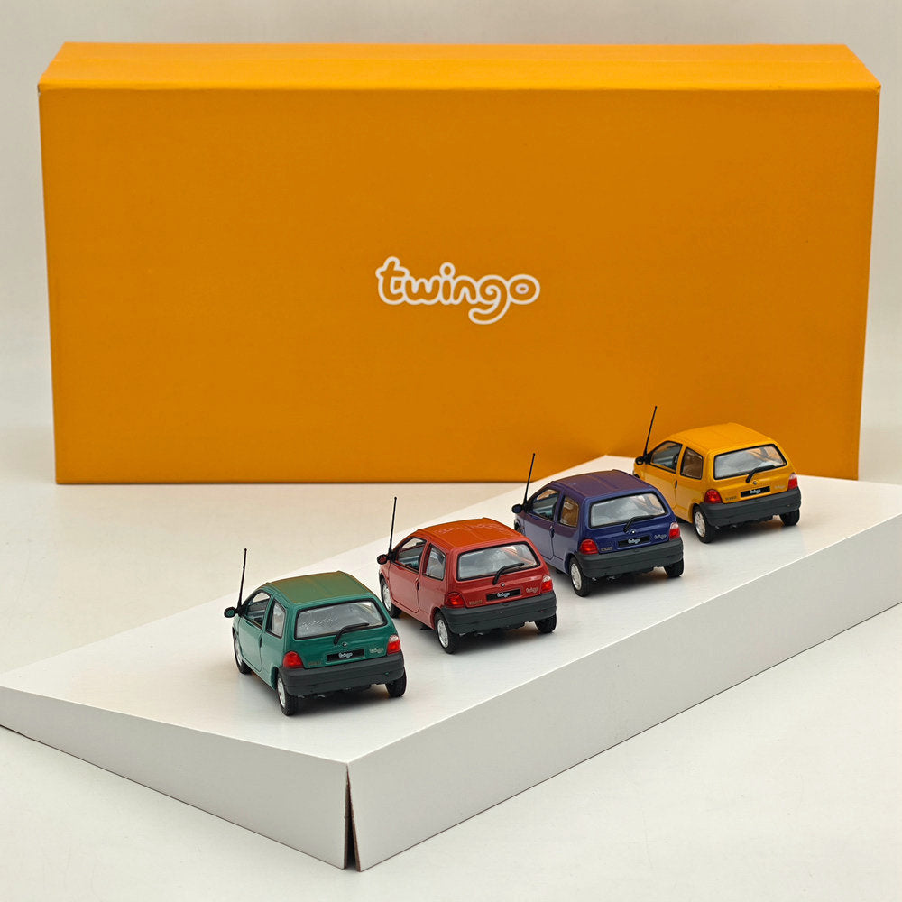 1/43 Norev Renault Twingo 4 pièces Coffret cadeau Modèles moulés sous pression Collection de voitures 1993