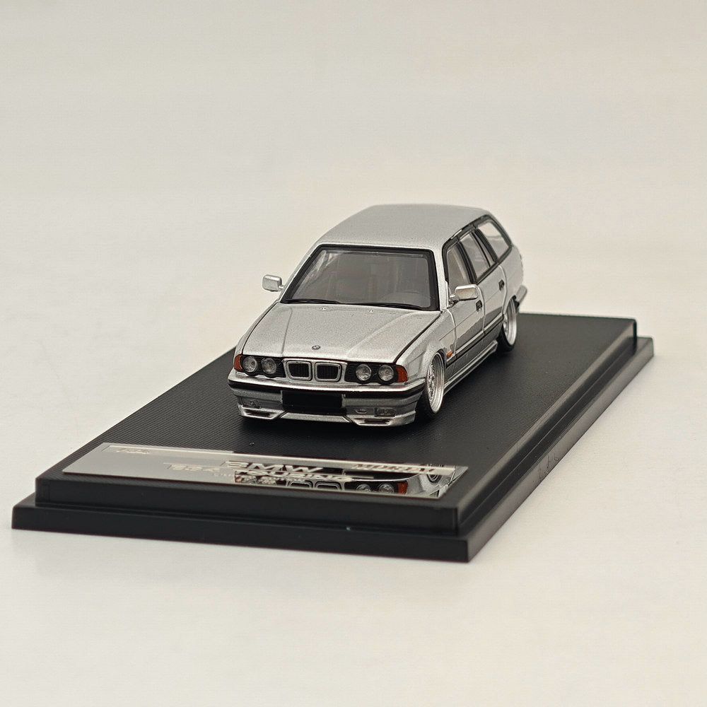 Mortal 1:64 BMW E34 M5 TOURING Wagon Openable Hood Diecast Toys Car Models Hobby Collection Gifts