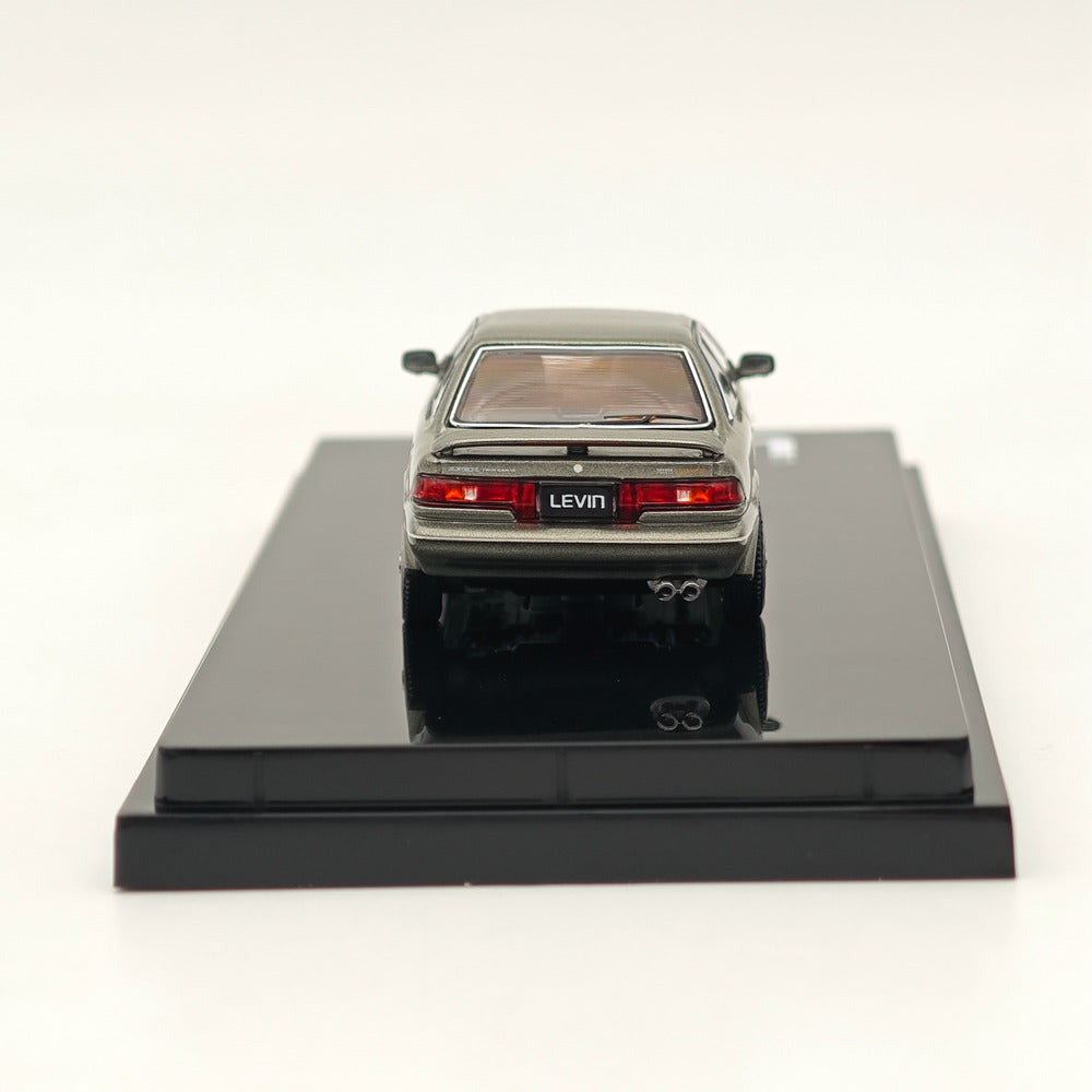 Modèle réduit de voiture moulée sous pression Toyota COROLLA LEVIN GT APEX AE92 grisâtre Hobby Japan 1/64