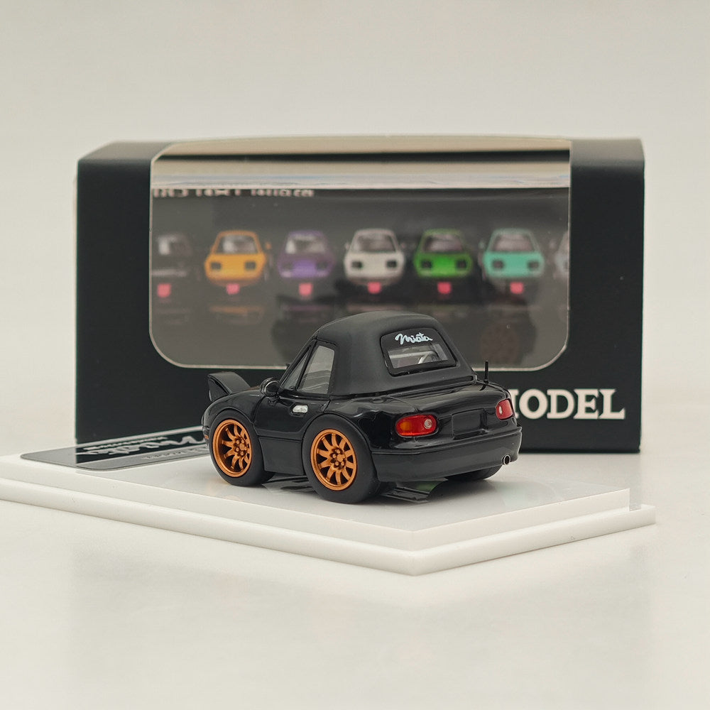 MJ 1:64 Miniature Mazda mx5 Q miata na Resin Car Models Toys Hobby Collection Gifts Limited Edition