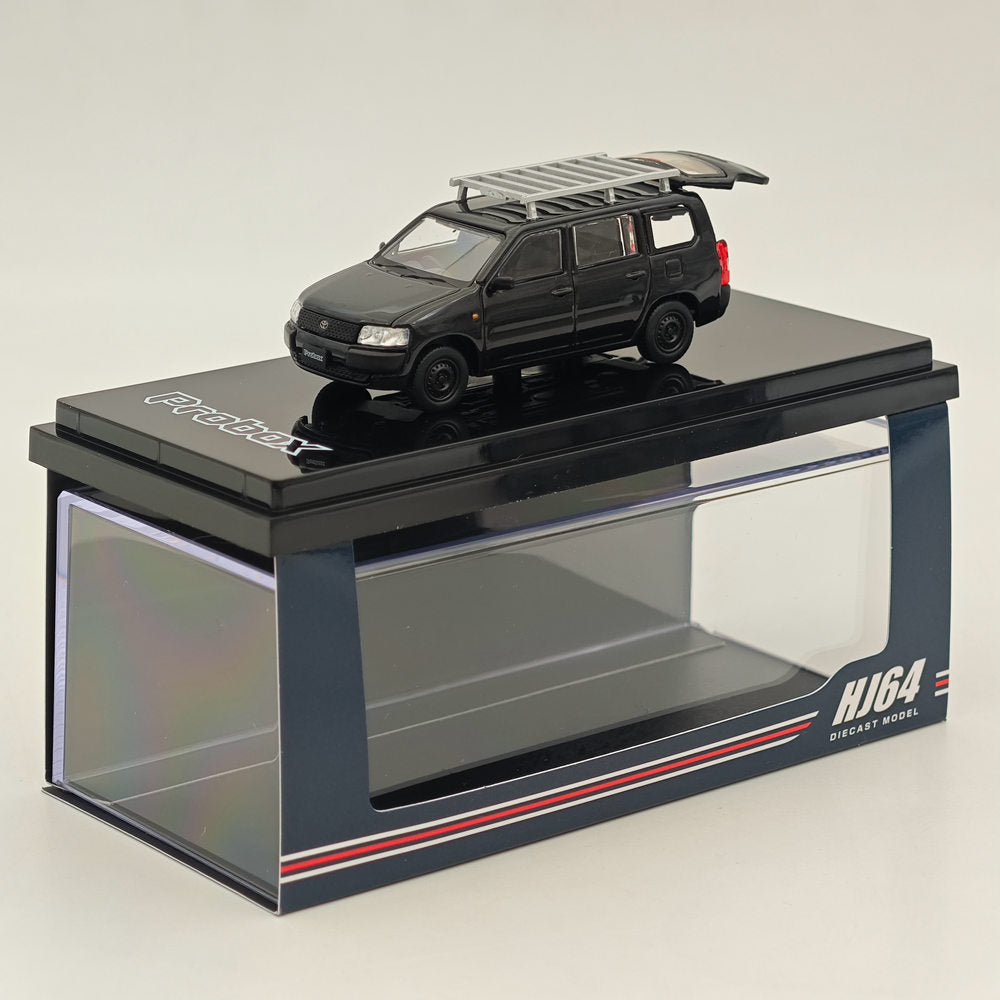 1/64 Hobby Japan Toyota PROBOX Customized ver. w/ROOF CARRIER Black HJ642062BK