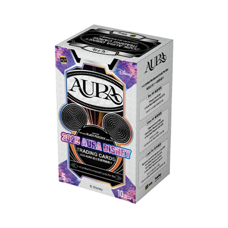 Original KAKAWOW 2025 AURA Disney Trading Cards AURA SERIES NEWY LAUNCHED Card