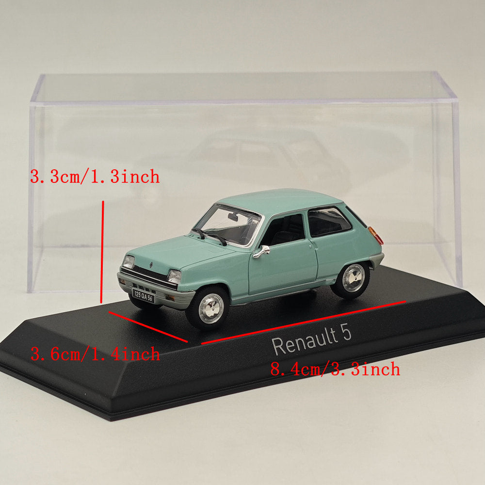 Norev 1/43 Renault 5 TL 1972 Clear Blue Diecast Model Cars Limited Collection