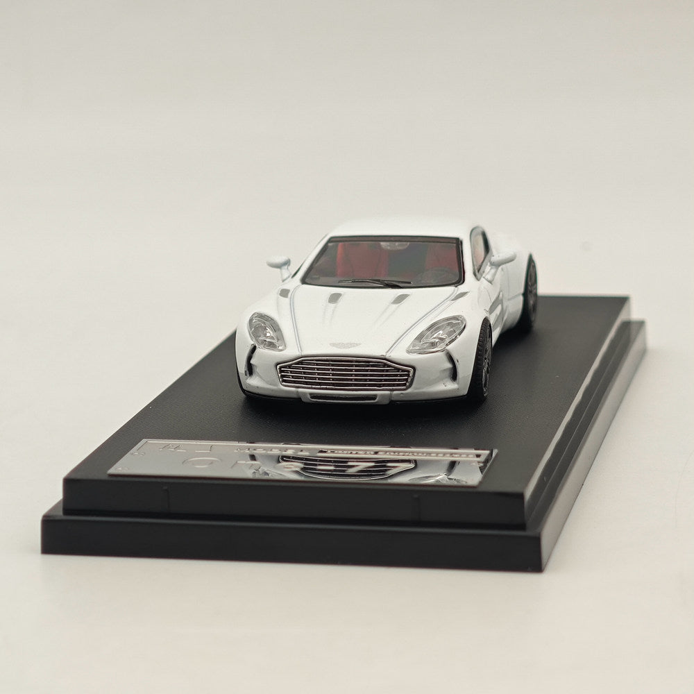 MJ 1/64 Aston Martin ONE77 Alliage Moulé Sous Pression Jouets Modèles De Voiture Miniature Hobby Collection Cadeaux Limitée 999