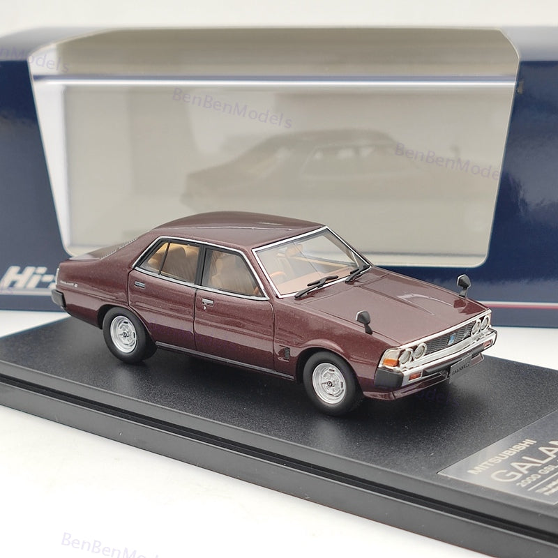 Hi-Story 1/43 Mitsubishi Galant Σ 2000 GSL 1977 HS317 Resin Model Collection