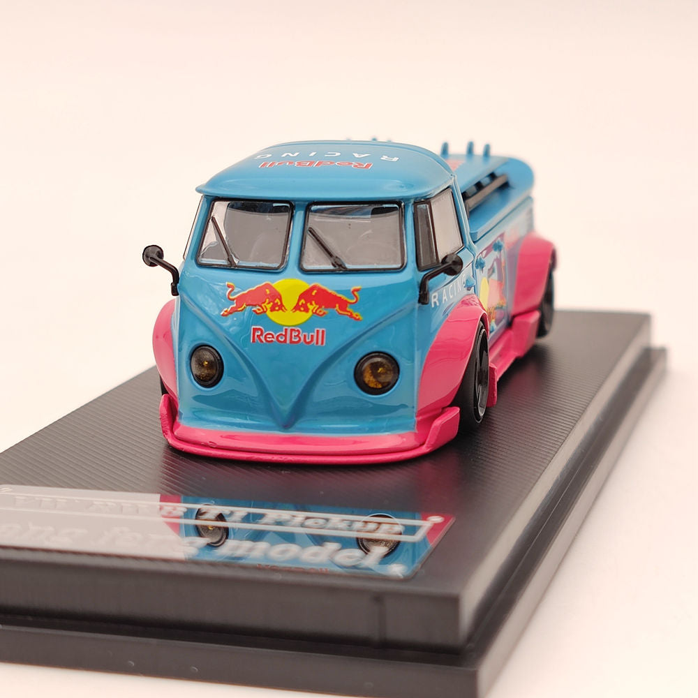 LF 1:64 VW RWB T1 Pickup Diecast Toys Car Models Miniature Vehicle Hobby Collectible Gifts