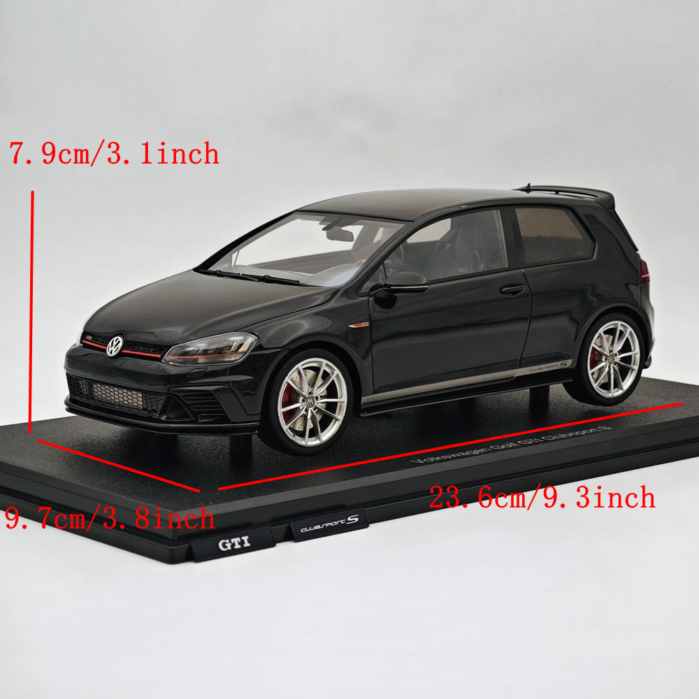 1/18 DNA Collectibles Volkswagen Golf GTI VII Clubsport s 2017 Black Resin Car