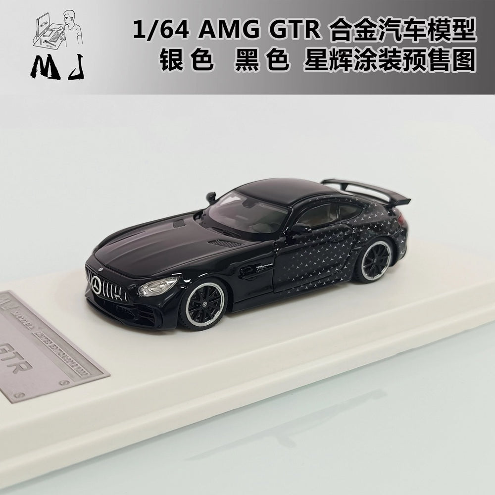LMLF 1:64 Mercedes Benz AMG GTR Starlight Miniature Hobby Gifts Jouets moulés sous pression Collection de modèles de voitures
