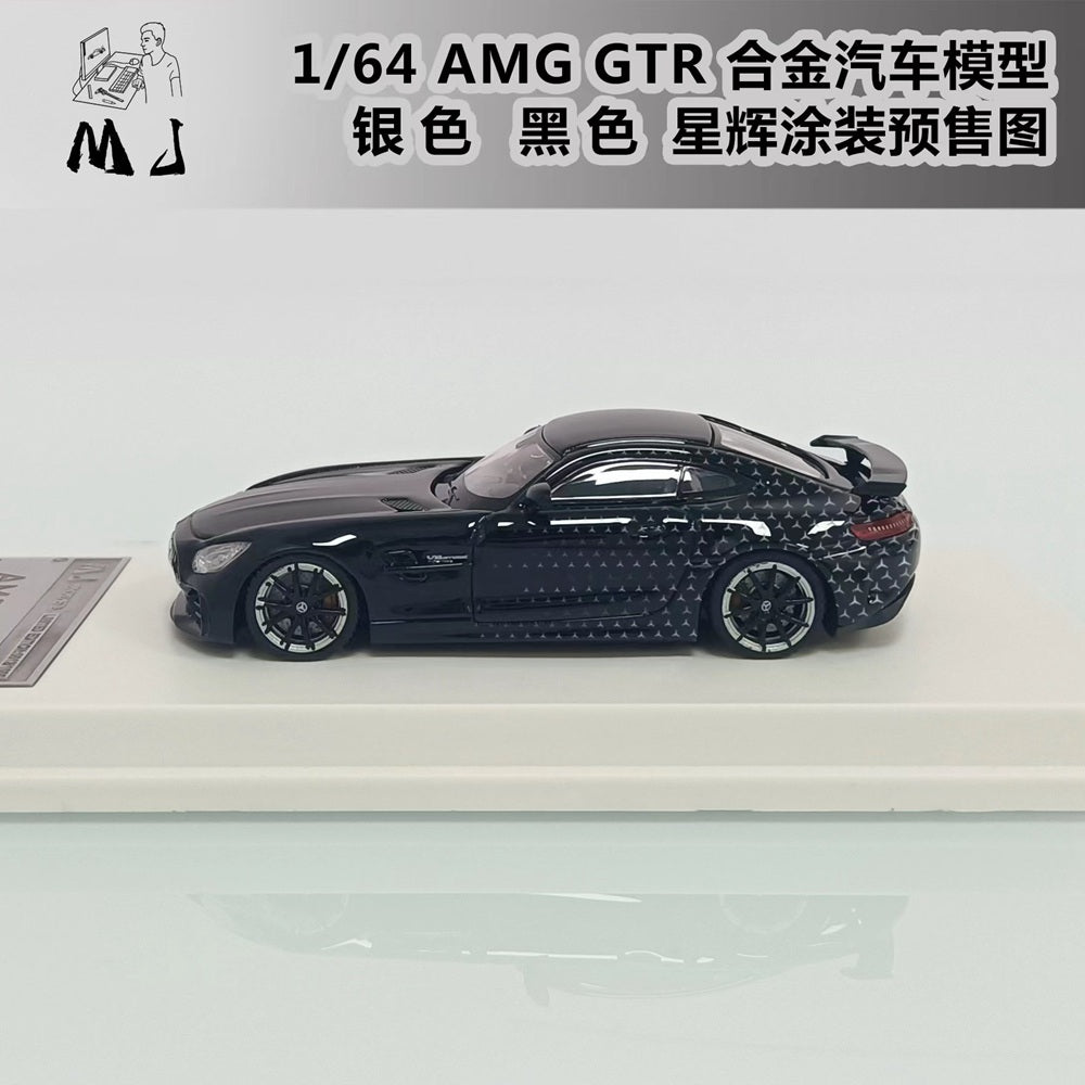 LMLF 1:64 Mercedes Benz AMG GTR Starlight Miniature Hobby Gifts Jouets moulés sous pression Collection de modèles de voitures