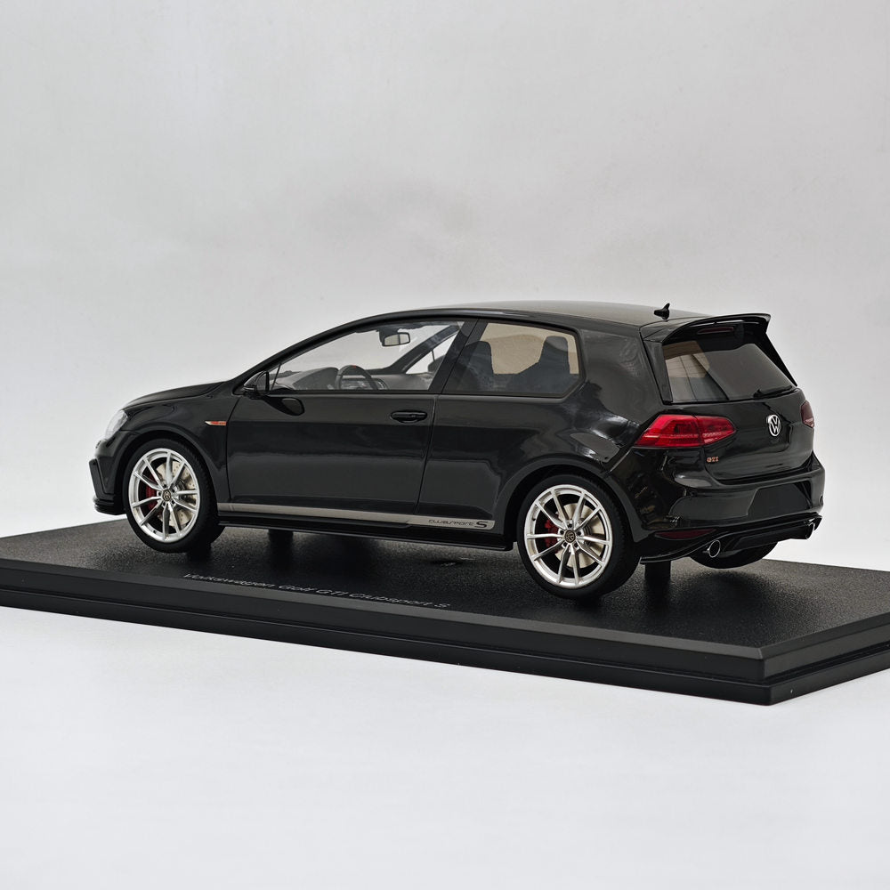 1/18 DNA Collectibles Volkswagen Golf GTI VII Clubsport s 2017 Black Resin Car