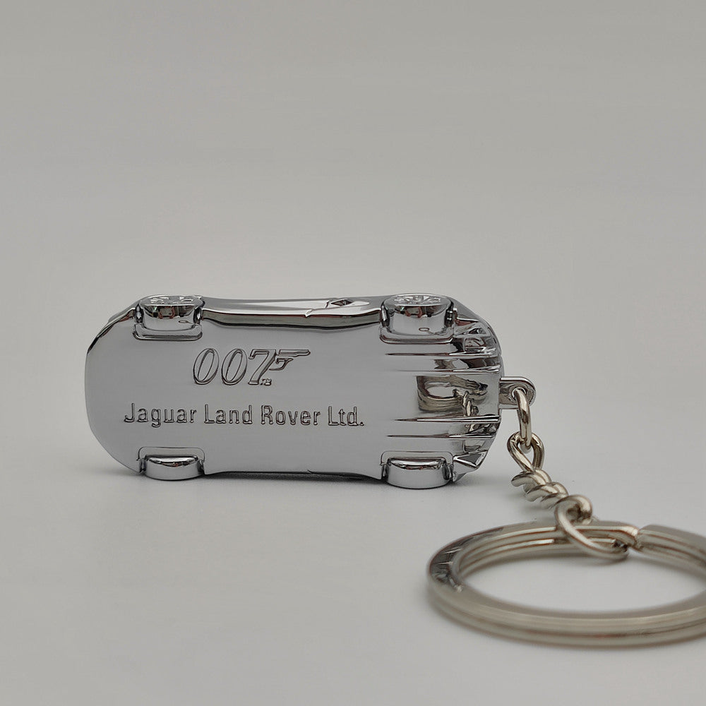 Diecast JAMES BOND SPECTRE 007 JAGUAR C-X75 Keychain Keyring Silver BRAND NEW Toys Car Models Gifts In Stock - US