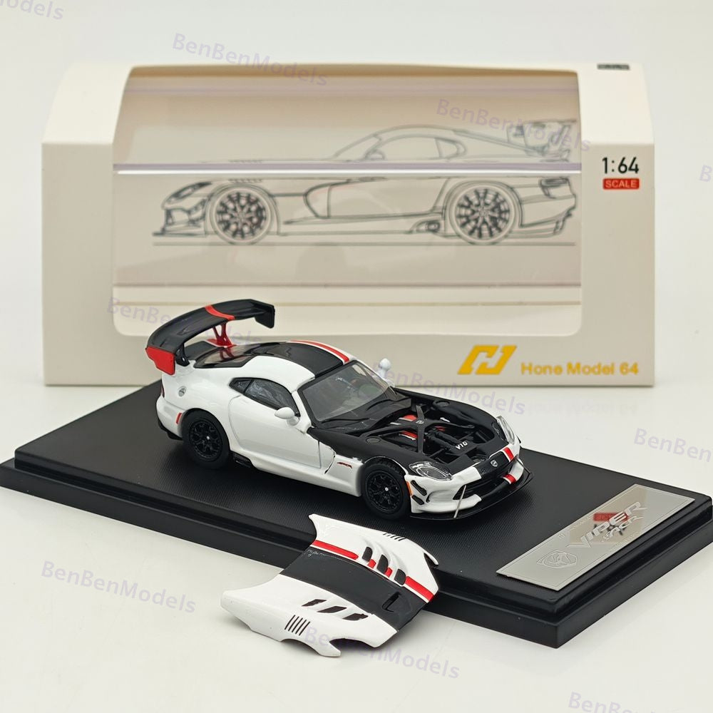 Hone Model 1:64 Dodge Viper ACR Racing Sports Diecast Model Car Collection