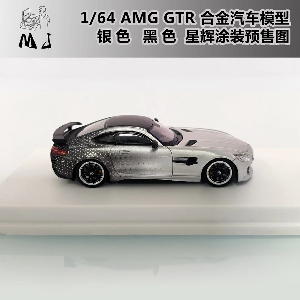 LMLF 1:64 Mercedes Benz AMG GTR Starlight Miniature Hobby Gifts Jouets moulés sous pression Collection de modèles de voitures