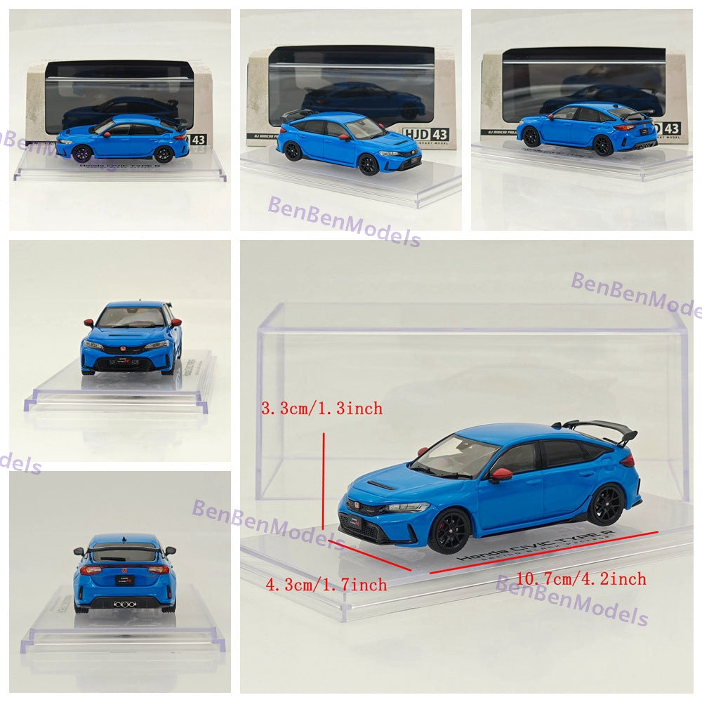 1/43 Hobby Japan HJD43 CIVIC TYPE R (FL5) RACING BLACK Package Genuine Option