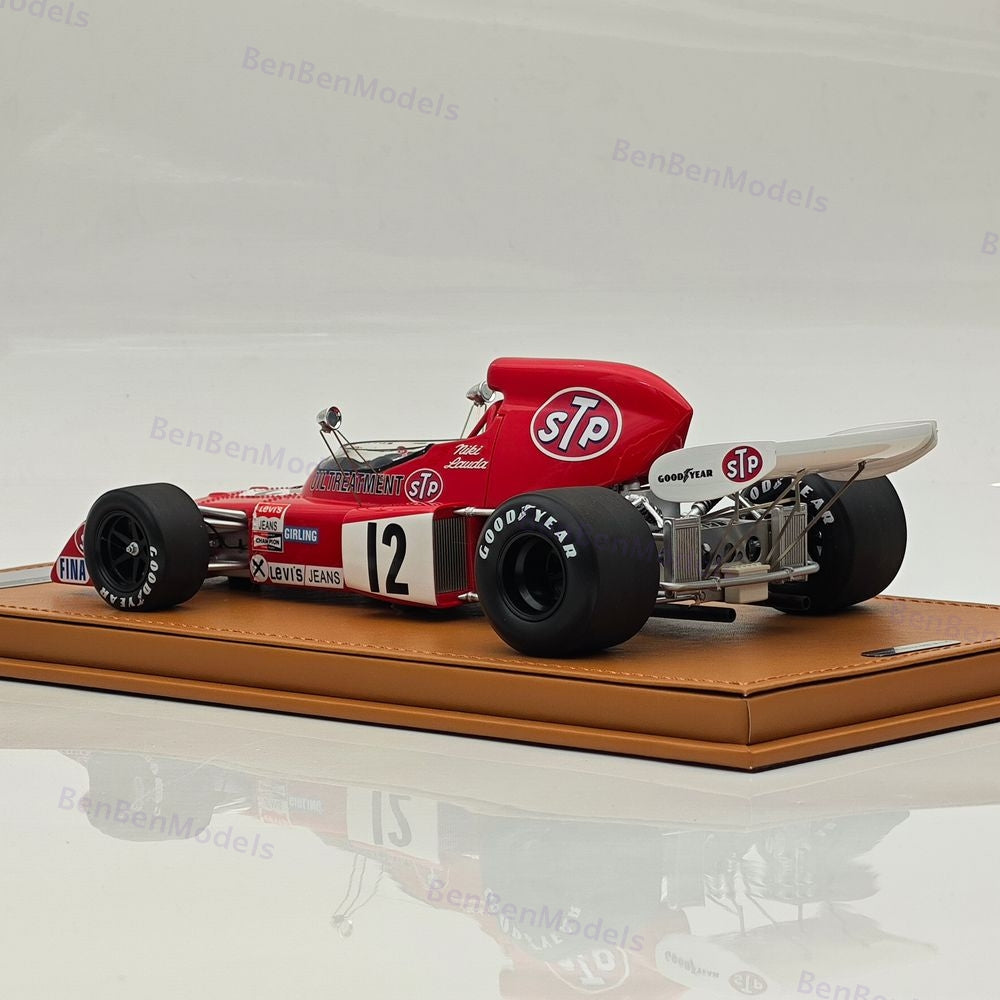 Tecno 1/18 March 721X 1972 Belgium GP Driver Niki Lauda #12 TM18-288B Ltd 125 Pc