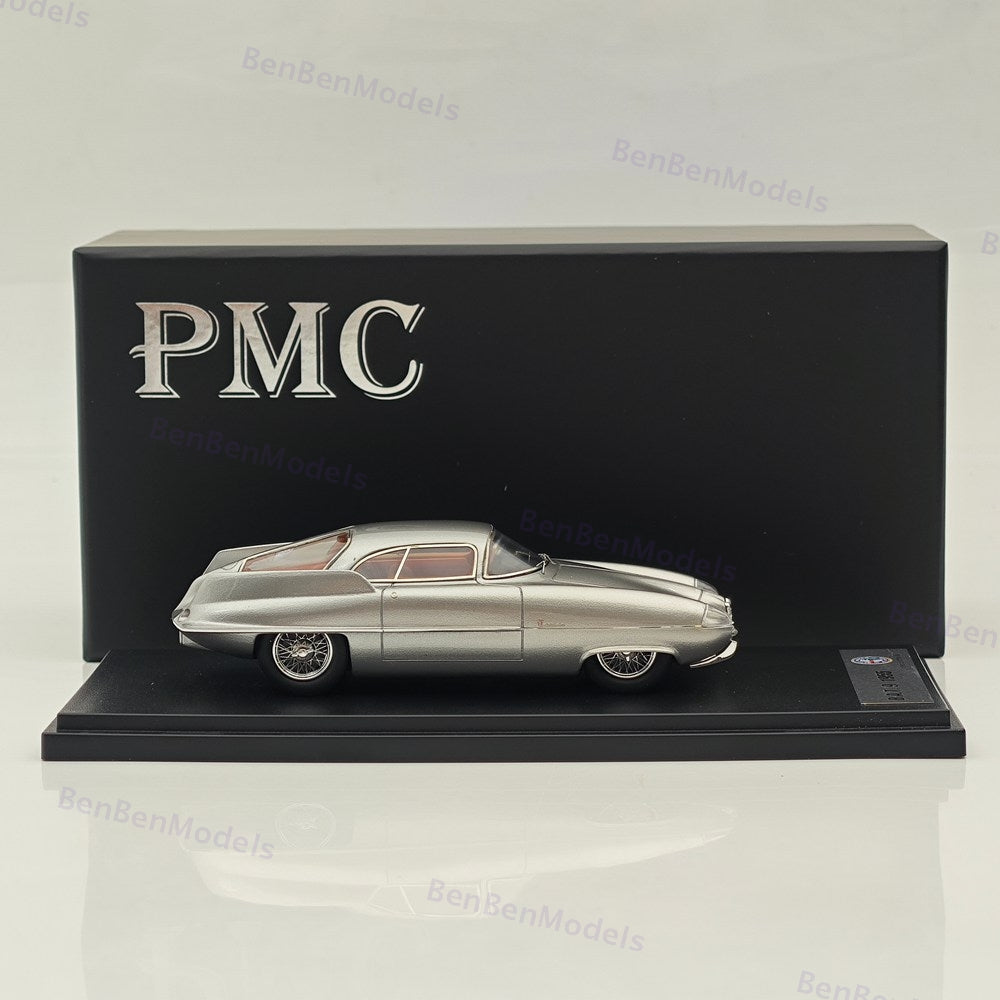 PMC 1/43 Alfa Romeo B.A.T. 9 1955 Silver Resin Model Car Limited Edittion 111