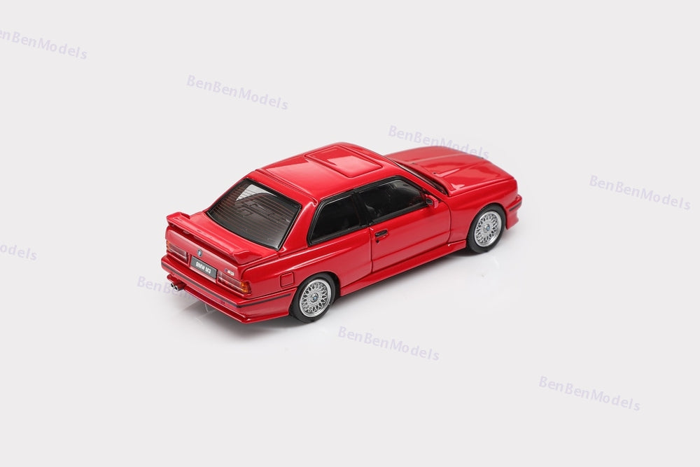 Mortal 1:64 BMW E30 M3 Sport Evolution Alloy Openable Hood Diecast Toys Car Models Hobby Collection Gifts