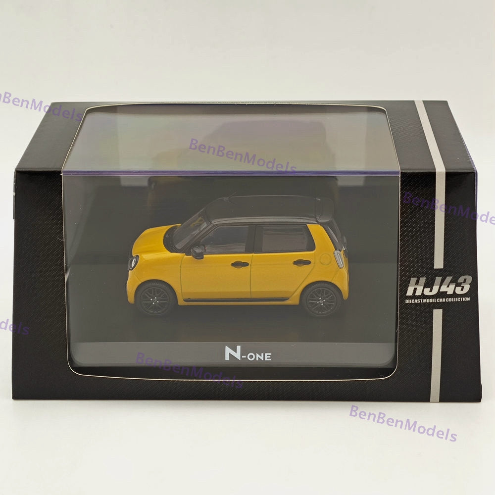 Hobby Japan 1/43 Honda N-ONE RS Premium Yellow Pearl ll HJ432001Y