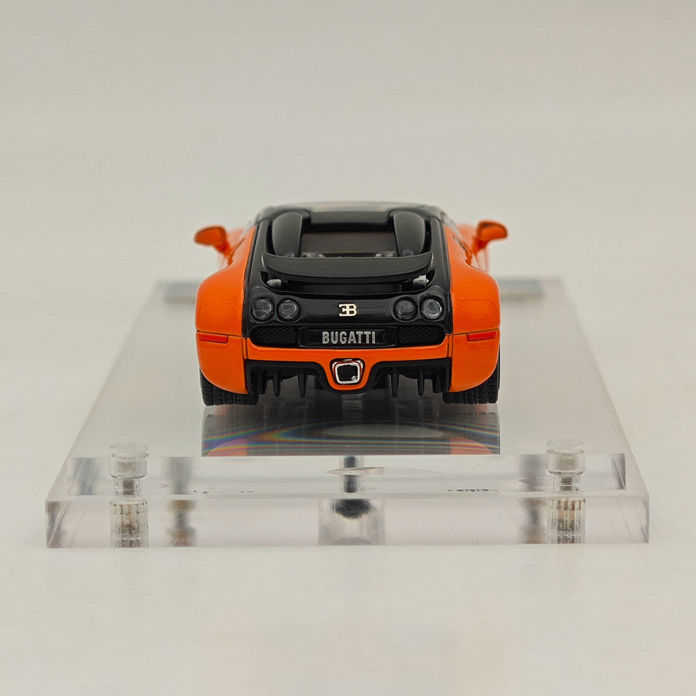 Mortal 1:64 Bugatti Veyron Super Sport Car Models Diecast Toys Collection Gifts Miniature Metallic Two-Tone