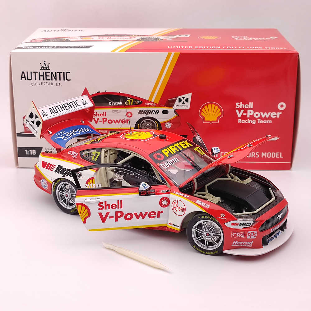 1/18 Authentique SHELL V-POWER RACING TEAM #17 FORD MUSTANG GT 2021 JOUETS DE VOITURE CADEAU DE WILL DAVISON