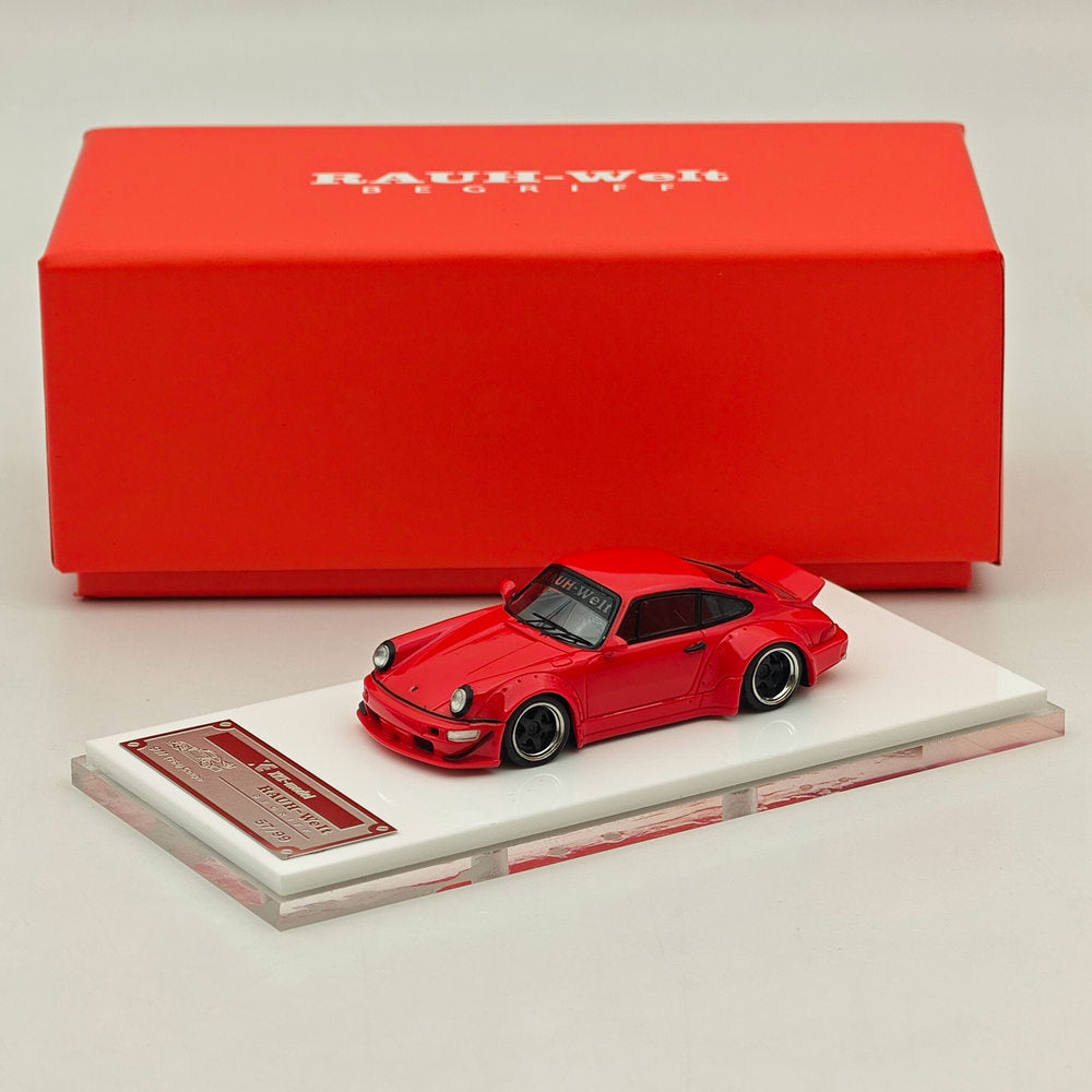 XKE Porsche 1/64 RWB rauh-welt BEGRIFF, modèles de voiture en résine, collection limitée, cadeau automobile, 964