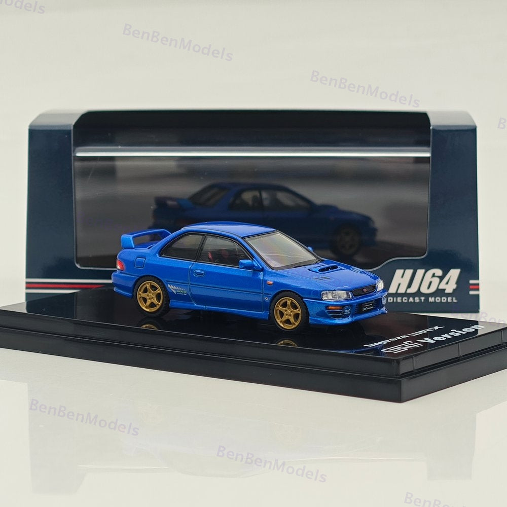 SUBARU Impreza PURE SPORTS COUPE WRX type R STi Version (GC8) Hobby Japan 1/64