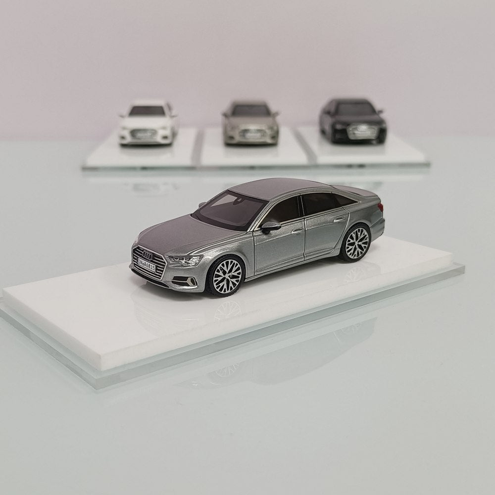JG 1/64 Audi A6 C8 Miniature Resin Toys Car Models Hobby Collection Gifts