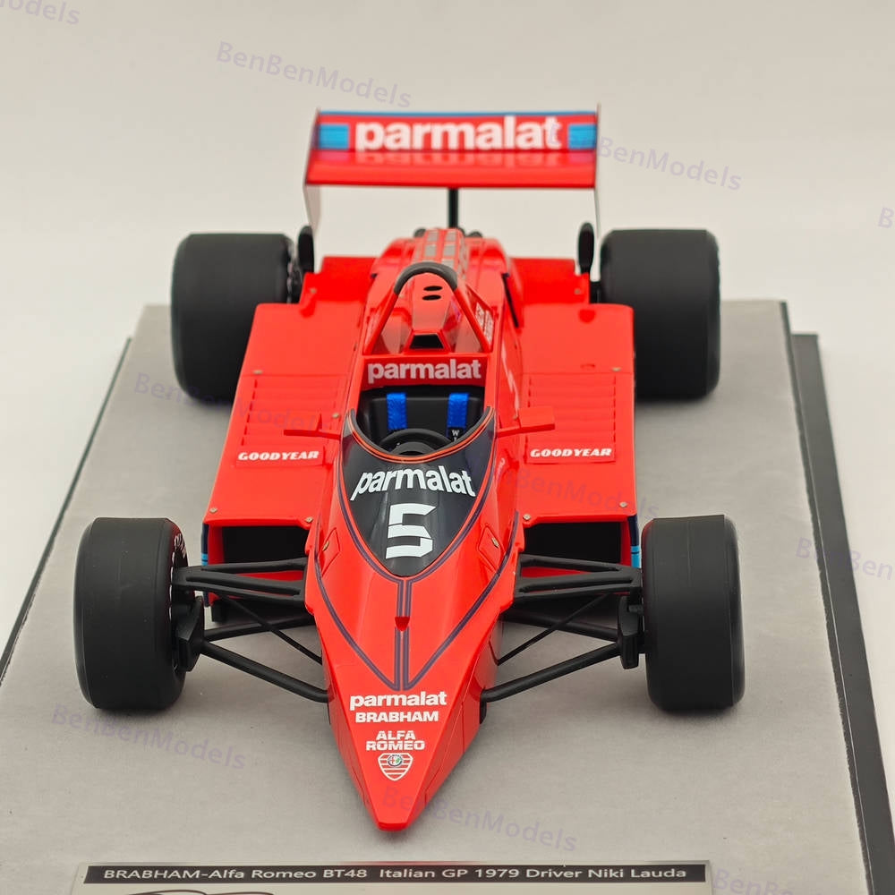 Tecnomodel 1/18 scale BRABHAM-Alfa Romeo BT48 ltalian GP Parmalat 1979 #5 Lauda