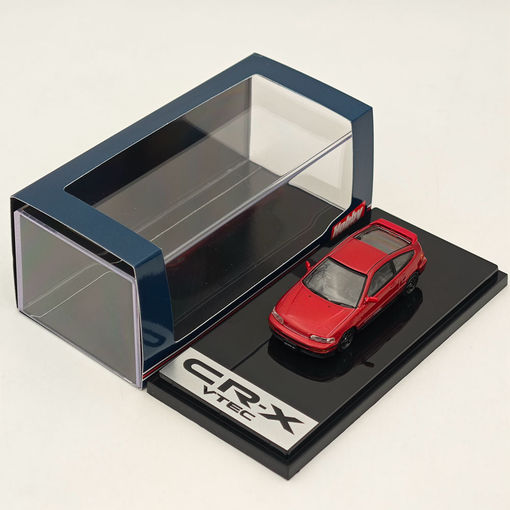 Hobby Japan 1/64 Honda CR-X SiR (EF8) J.D.M. Style Red Pearl HJ643005R Diecast Models Car In Stock - US