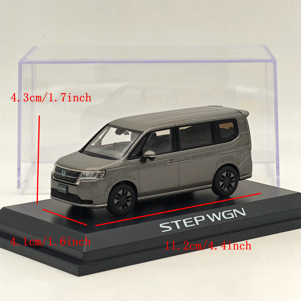 Hobby Japan 1/43 Honda STEP WGN e:HEV SPADA Super Platinum Grey (M) HJ432004GM