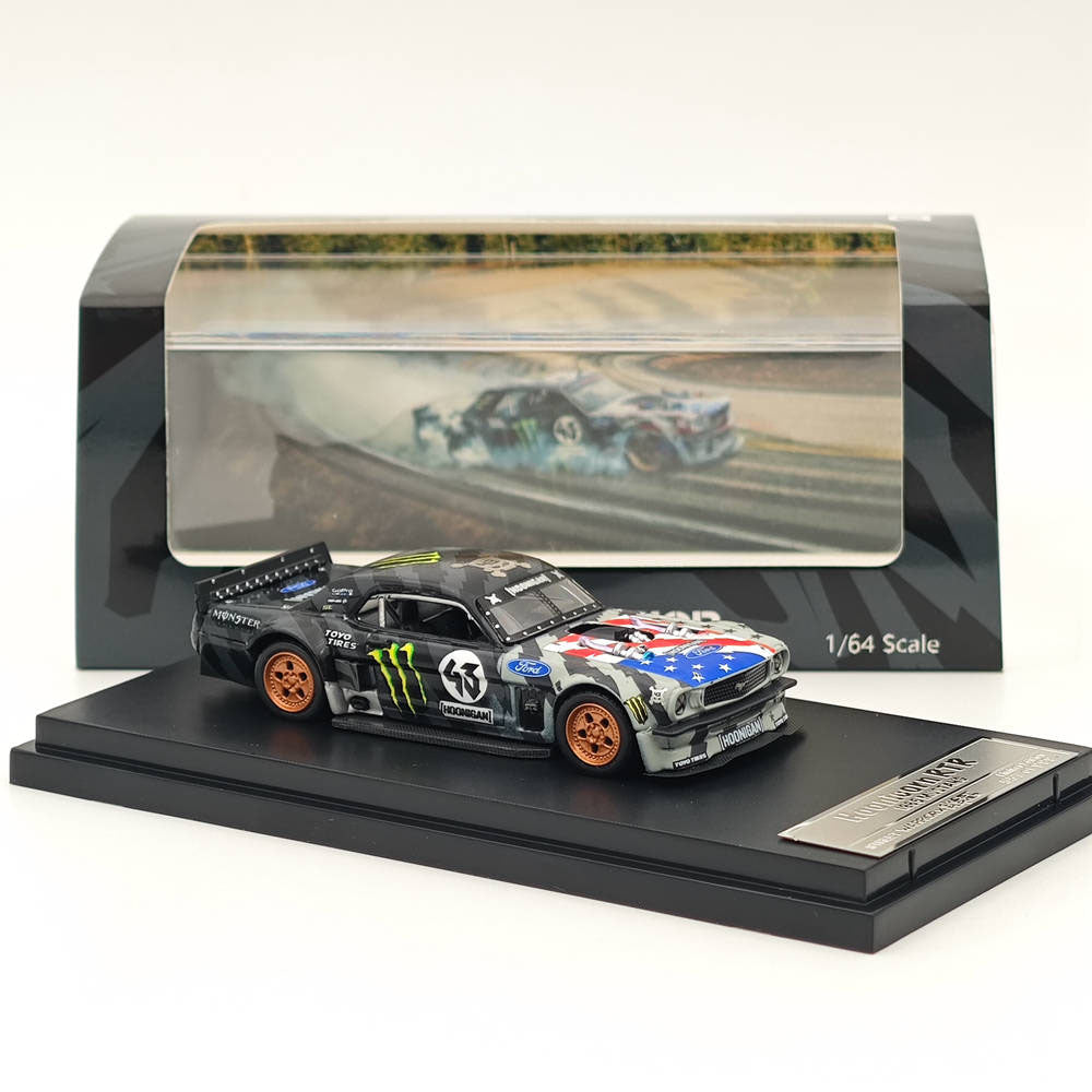 Street Weapon 1:64 Ford Mustang 1965 Ken Block's Hoonicorn RTR V2 #43 Diecast Model Gifts Collection(Ships from the United States)