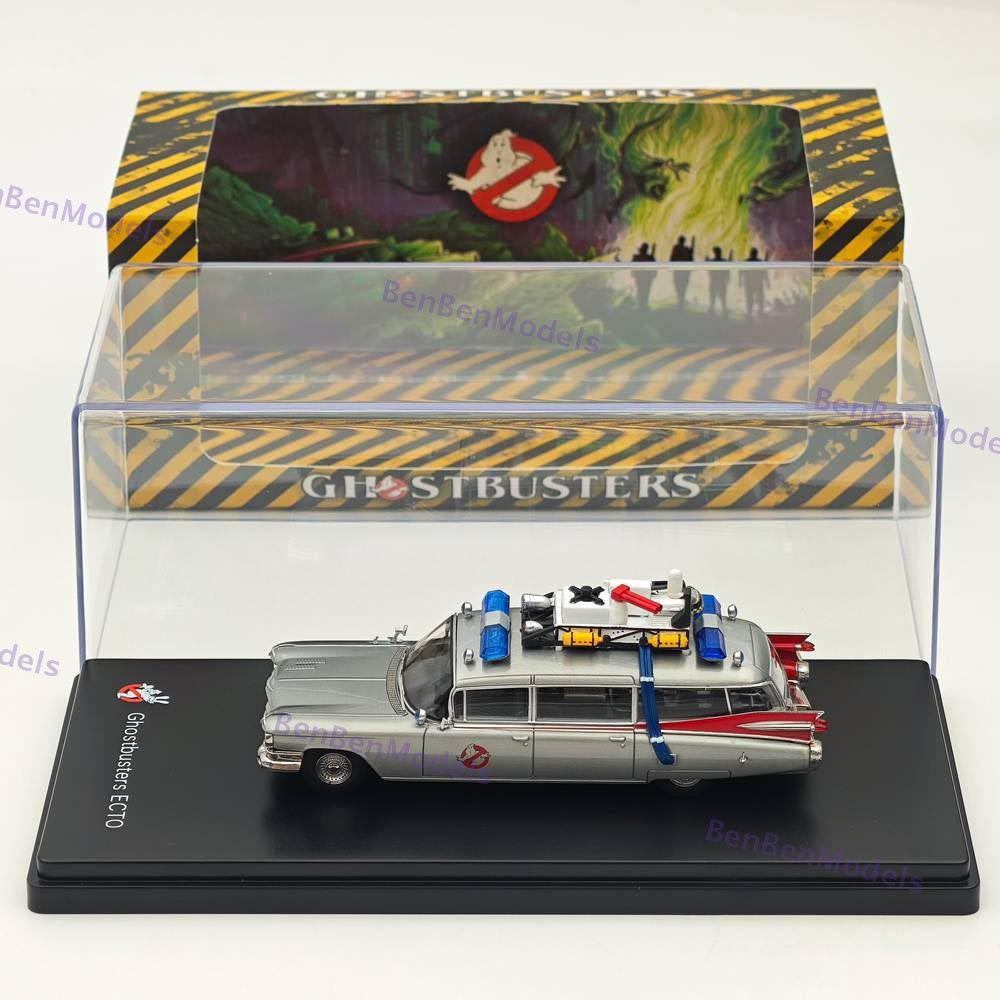 YUNGSHING 1:64 Cadillac Ghostbusters Ecto-1 Diecast Model Minicar