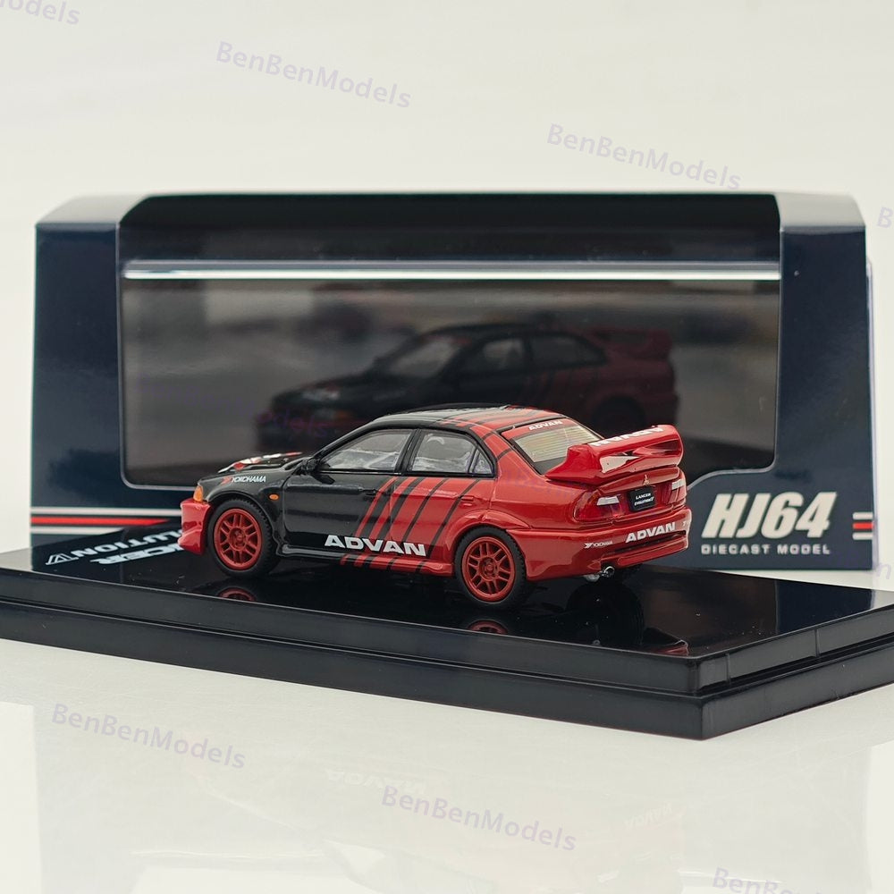 Hobby Japan 1/64 Mitsubishi Lancer GSR Evolution 1998 YOKOHAMA ADVAN HJ642032AV