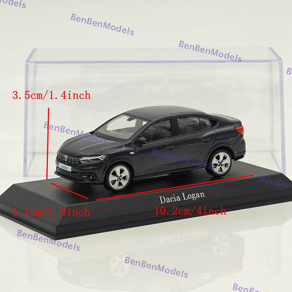 1:43 Norev Dacia Logan Comet Grey Diecast Model Cars Limited Collection 2021