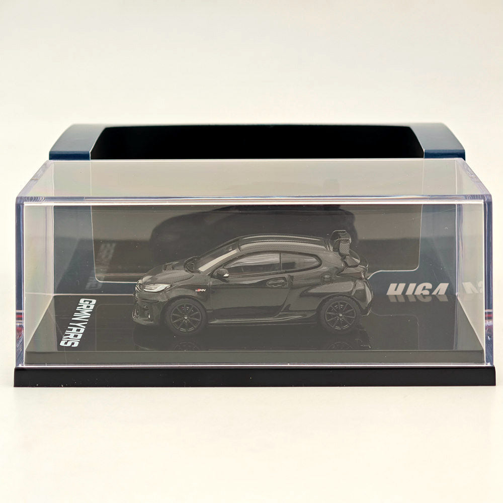 Hobby Japan 1:64 GRMN YARIS Circuit Package Precious Black Pearl HJ643024CBK Diecast Models Car Collection