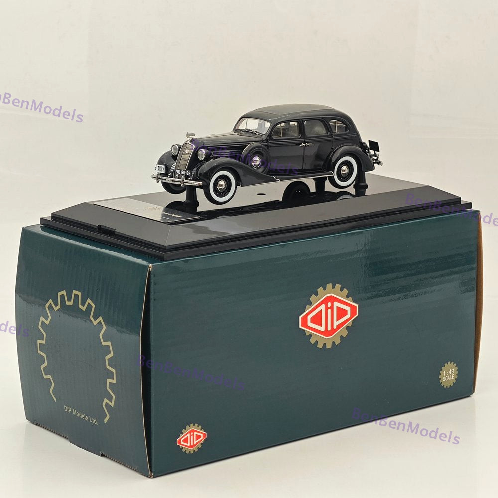 標本 Germany Dyisus margimalis 31mm DiP Models 1/43 1940 ZIS-101 110106 Moscow Limousine Black Resin