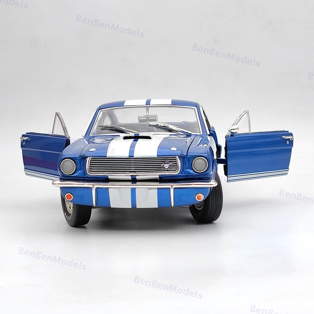 Cobra 1:18 Ford Mustang Shelby GT 350 1966 Blue DC35002 Metal Collectibles Used
