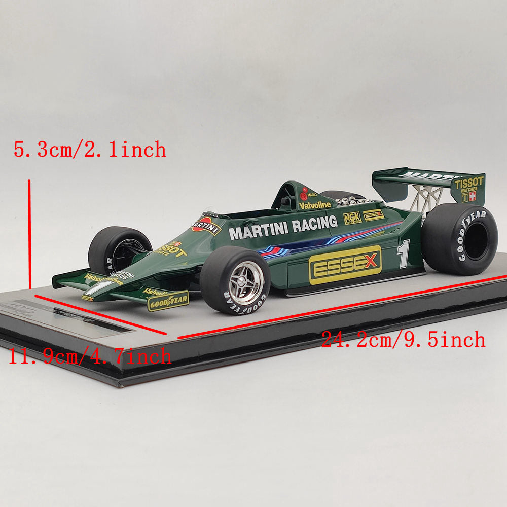 1/18 Tecno Mythos Series Lotus 79 1979 ltaly GP Car #1 TM18-287A Resin Model Car