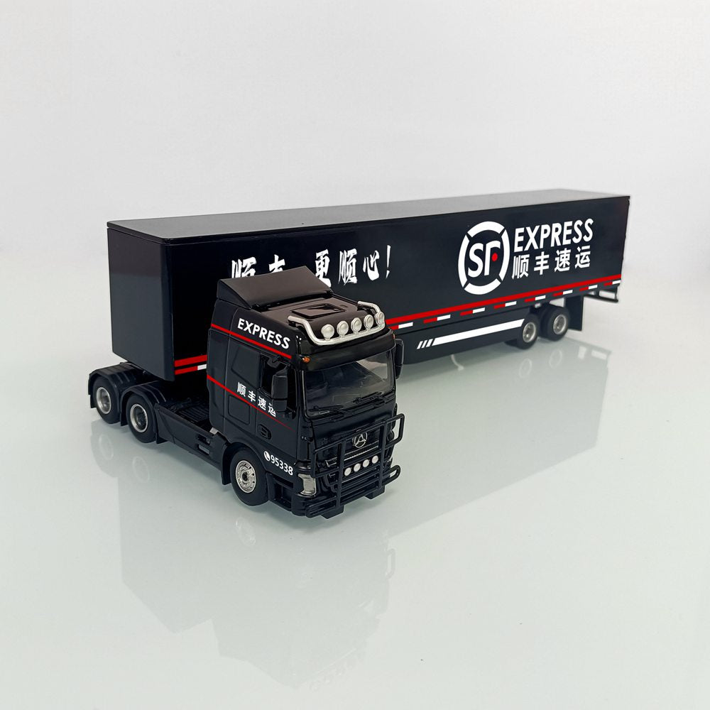 MJ 1:64 Sany Tracteur Camion Yingjie Édition Conteneur Moulé Sous Pression En Alliage Modèle De Voiture Collection Cadeaux Édition Limitée
