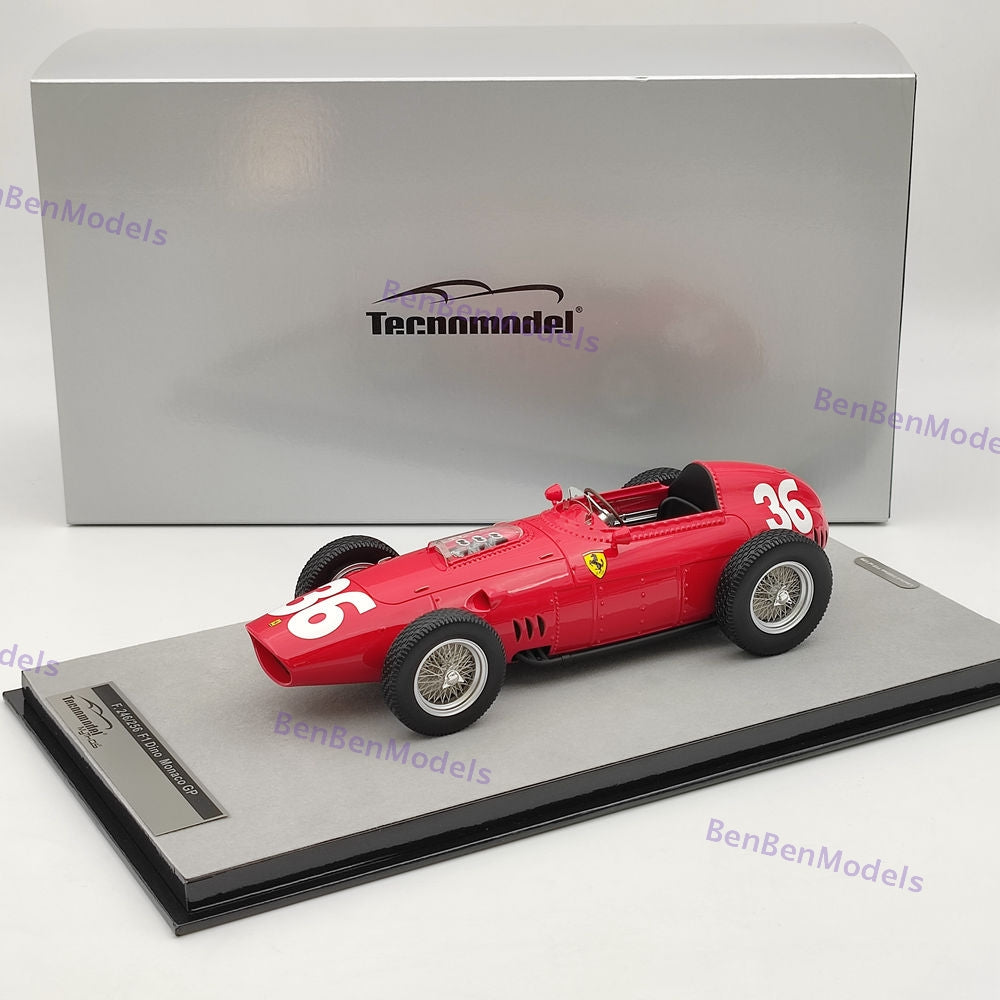 Mythos Series Ferrari 246/256 F1 Dino Monaco GP P.Hill 1960 #36 Tecnomodel 1/18