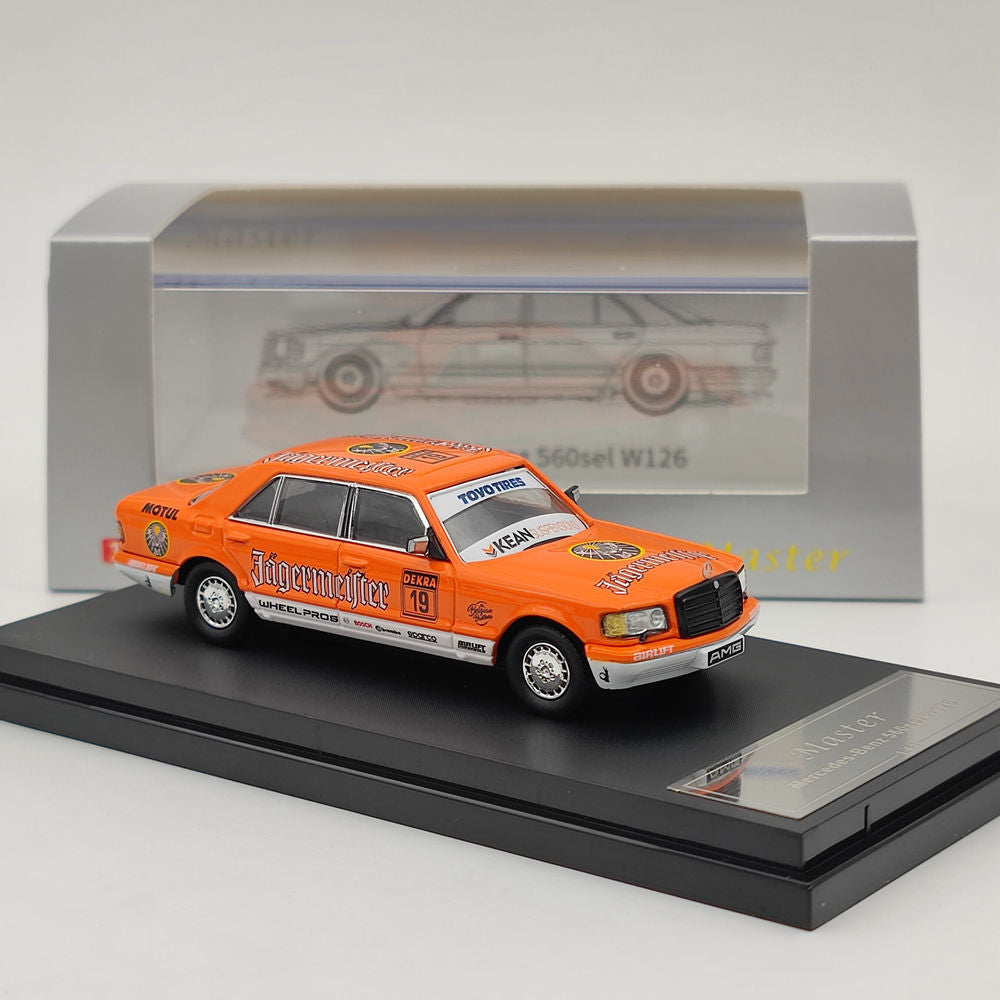 Master 1:64 Mercedes-Benz S560sel W126 6th Diecast Toys Car Models Collection Gifts Limited Edition