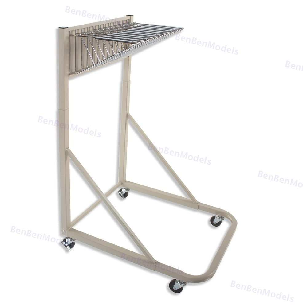 Heavy Duty Mobile Blueprint Storage Rack MRWH - 12 Pivot Brackets, Locking Casters, Adjustable --US in stocks