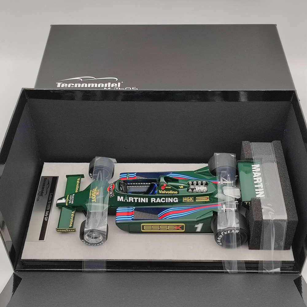 1/18 Tecno Mythos Series Lotus 79 1979 ltaly GP Car #1 TM18-287A Resin Model Car